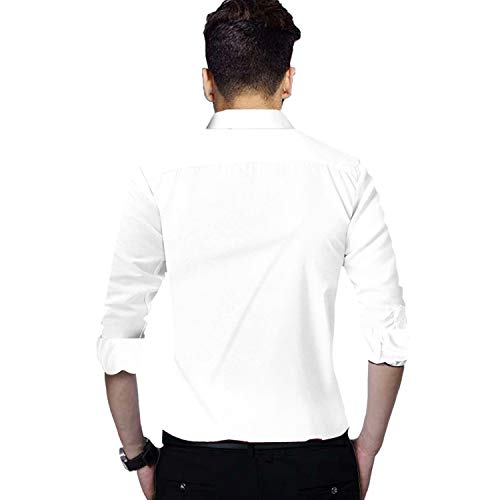Image of SUR-T Stylish Men's Cotton Double Button Casual Solid Slim Fit Shirt for Men