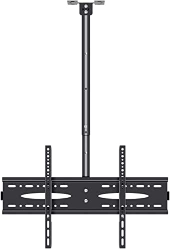 Support de montage TV au plafond télescopique avec flèche de 2m et rotation à 360°
