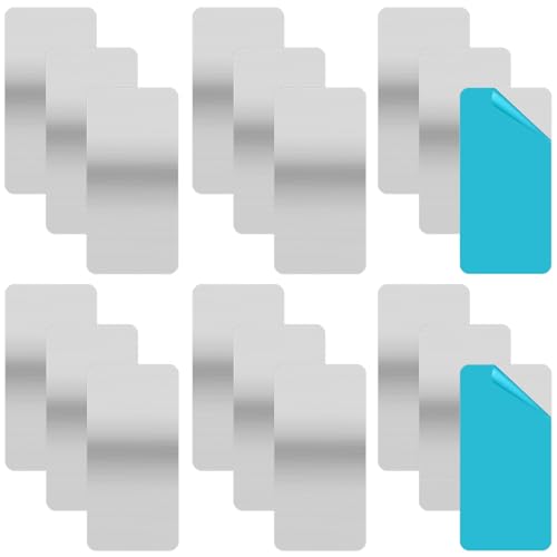 18 Pcs Metal Plates for Magnet, 3.14