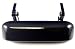 PT Auto Warehouse FO-3545ZS-T2 - Tailgate Handle, Smooth Black - Metal