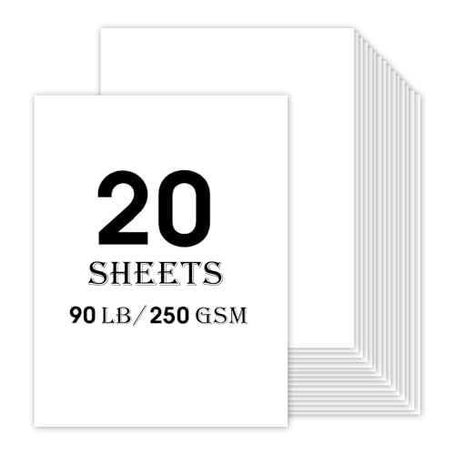 Papier de construction blanc épais anti-déchirure pour loisirs créatifs et carterie