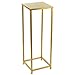 Koyal Wholesale 1Pcs 29 Inch Tall Modern Matte Gold Pedestal Stand, Metal Plant Stand Indoor Flower Pedestal Stands for Wedding Gold Harlow Stand Home Decor