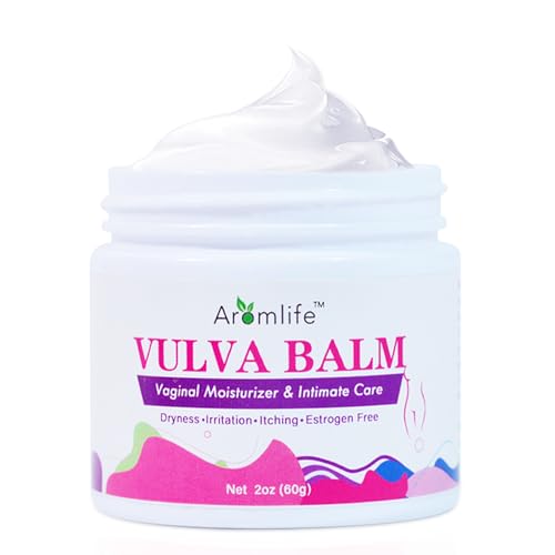 Aromlife Vulva Moisture Balm Cream, for Female Dryness Cure and Support Itching Irritation, Vaginal Moisturizer Cream for Hoemone Balance 2 OZ. Pack Of 1