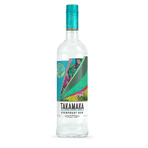 Takamaka I Overproof Rum I 700 ml Flasche I 69% Volume I Klassischer Weisser-Rum Blanc von den Seychellen