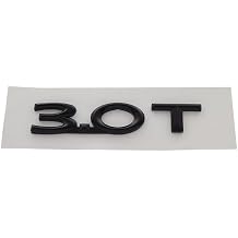 3D Premium 3.0T 3.0 T Letters Car Side Trunk Rear Decal Emblem Badge Sticker Black
