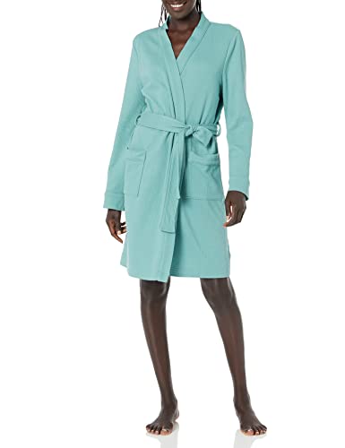 Image of Amazon Essentials Women's Lightweight Waffle Mid-Length Robe (Available in Plus Size)