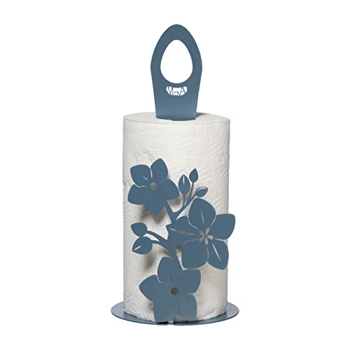 ARTI E MESTIERI - Portarrollos de Estilo Floral con Flor de Loto Azul Cover