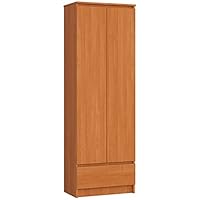 AKORD Kantoor Boekenkast CLP 60 cm 1 Lade en 2 Deuren Meubilair Staand voor Documenten Boeken voor een Slaapkamer Kast Gelamineerd Board 16mm Kleur Els