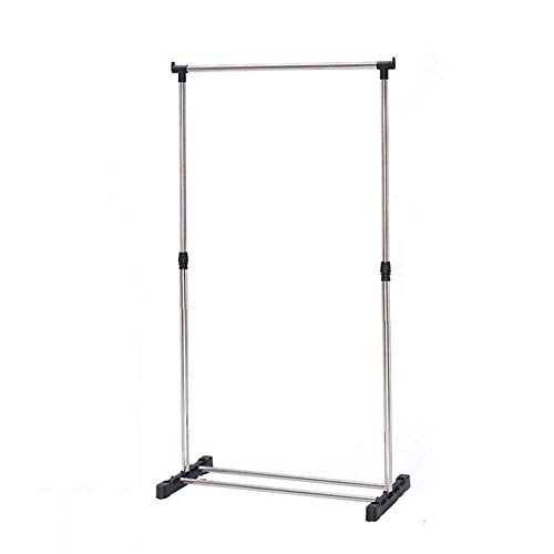 JHDDP3 Abrigo de Vestuario de Acero Inoxidable Montaje Simple de Acero Inoxidable Se Puede Quitar la habitación Mover Ropa Ropa guardarropa Secado al Aire Libre Muebles 155 * 77 * 42 cm No Hay Ruedas Cover