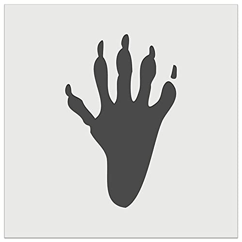 Raccoon Trash Panda Foot Print Wall Cookie DIY Craft Reusable Stencil - 11.5 Inch