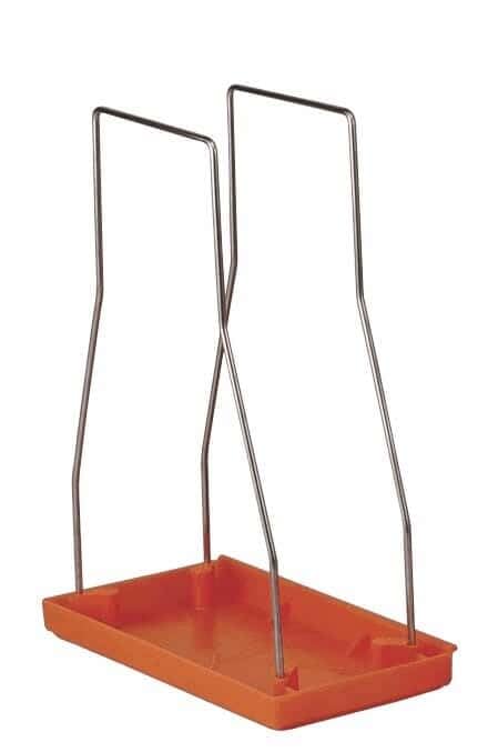 Image of Clavies Biohazard Bag Stand with Tray for 1 /2 to 1 gal Bags; 1 /Pk