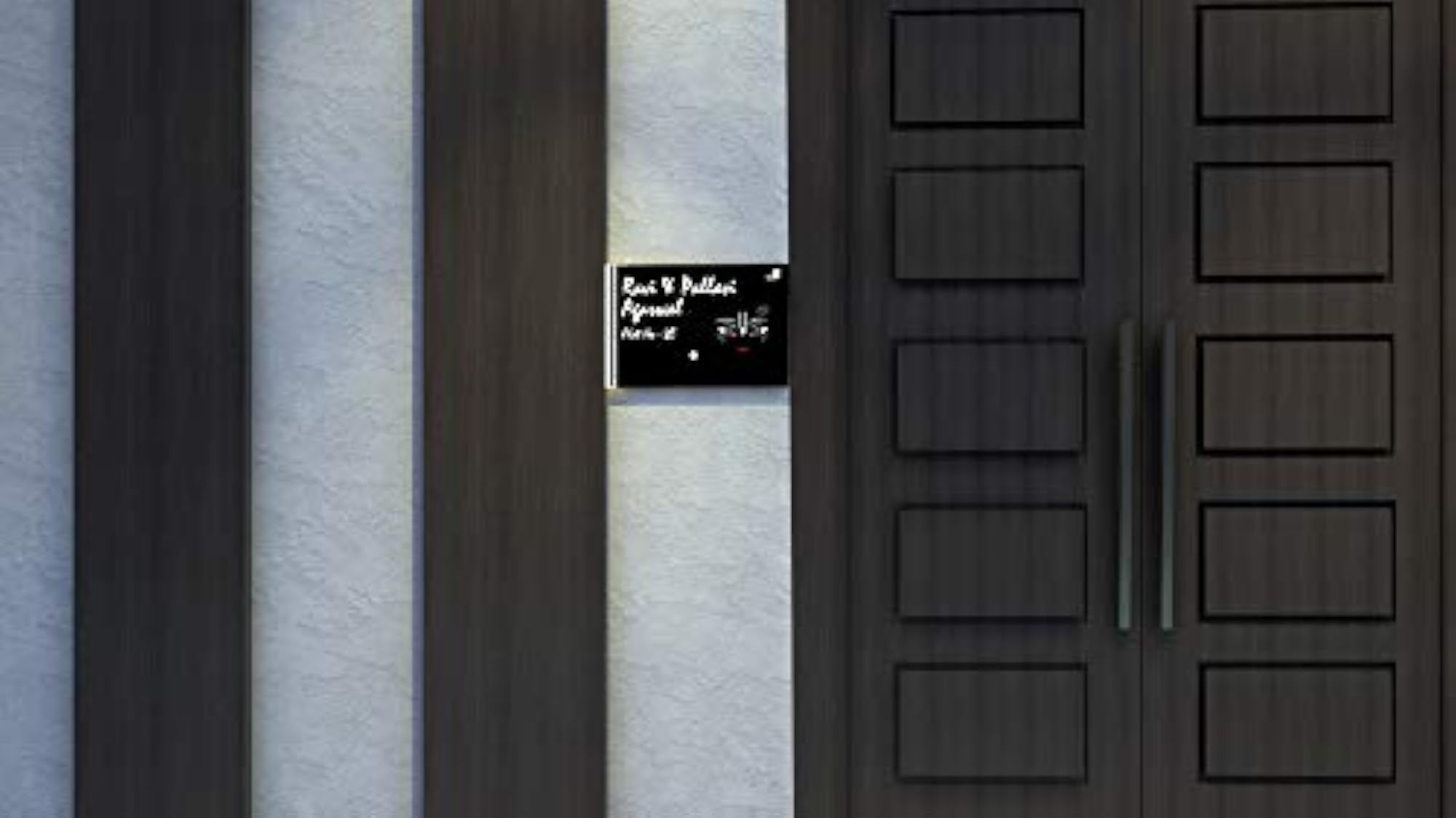 Customized Designer Horizontal Namebell for Home/Office/Hotel