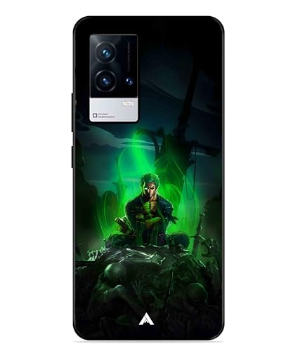 Image of Premium Anime 1 Case for iQOO 9 (Glossy Finish) Soft-Touch Metal TPU Back Cover, Shockproof, Designer, Aesthetic Mobile Phone Case