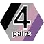 1 Pair Black, 1 Pair Gray, 1 Pair Pink, 1 Pair Purple