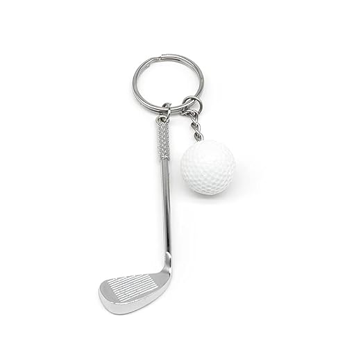 Golf Gifts Keychain for Men Women, Golf Club Keychains Backpack Decorations, Birthday Christmas Gifts for Father Grandfather, Sports Golf Lovers Gifts for Men Women