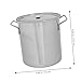 Imagen de TOYZFRIENDY Olla de Sopa Inoxidable con Tapa Gran Capacidad Asas Resistentes para Fácil Transporte Multifuncional para Arroz y Cocina Industrial