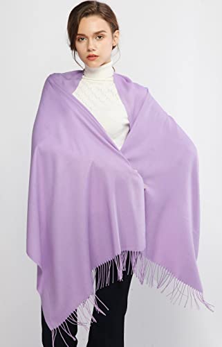 image for RIIQIICHY Scarfs for Women Winter Lavender Pashmina Shawls and Wraps f