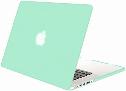 Mosiso Plastic Hard Case Cover Only for MacBook Pro 13 Inch with Retina Display No CD-Rom (A1502/A1425, Version 2015/2014/2013/end 2012), Mint Green