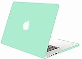 Mosiso Plastic Hard Case Cover for MacBook Pro 13 Inch with Retina Display (Models: A1502 and A1425), Mint Green