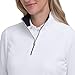 Fairway & Greene Wells Womens Golf Quarter-Zip - Eclipse/White/M