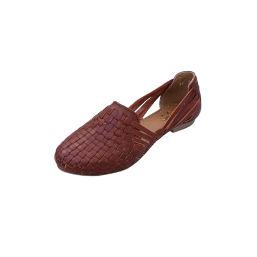 Sandales Huarache en cuir coloré style mexicain couleur Shedron 2123, Shedron, 37 EU