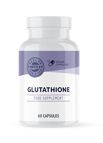 Vimergy Glutathione Capsules, 60 Servings - Natural Immune Supporting, Antioxidant & Detox Supplement - Gluten-Free, Kosher, Soy-Free, Vegan, Paleo Friendly