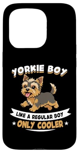 Yorkie Boy Like A Regular Boy Only Cooler - Yorkie Dog �X�}�z�P�[�X iPhone 15 Pro �p