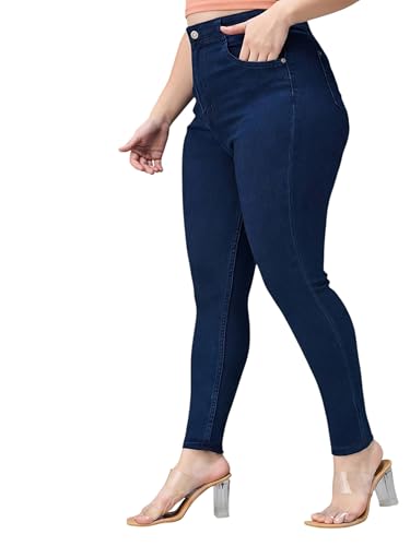 Image of Miss Chase A+ Women's Bootcut High Rise Regular Length Stretchable Denim Jeans