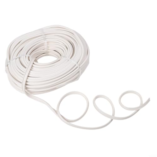 Minflora Rotolo di blocco per piscina da 36,6 m per proteggere efficacemente il rivestimento della piscina interrata, cuneo con perline a forma di T, kit di toppe flessibili in PVC per piscina fuori