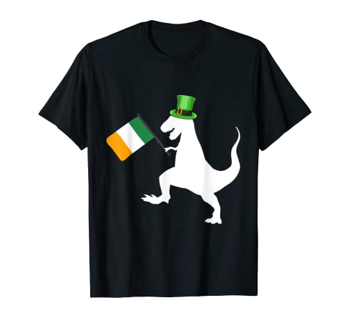 Saint Patricks day Dinosaur T-Rex for Boys, Girls, Women,Men T-Shirt