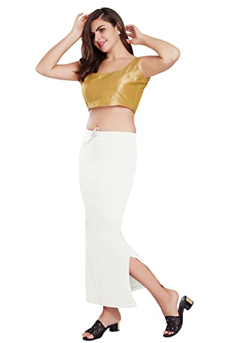 Image of RANI SAAHIBA Women's Stretchy Slim Fishcut Petticoat Cotton Shapewear