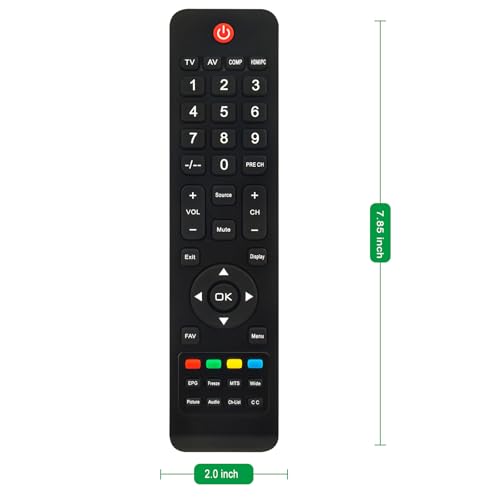 Télécommande 398GRABD1NENEC pour TV LED NEC E654 E464 E323 - 4