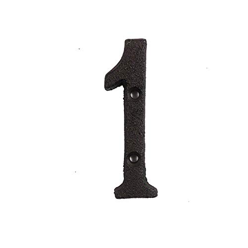 Sumerlly Metal Letters Numbers Cast Iron Decoration House Sign Doorplate DIY Cafe Wall