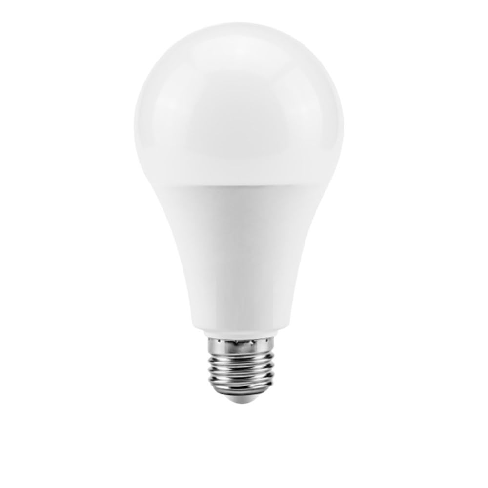 fengyan Casa bombillas, Paquete de 12, bombillas LED IC inteligentes AC220V E14/E27, iluminación de techo interior for el hogar, blanco cálido/frío Familiar Lámpara(Warm White,18W E27)