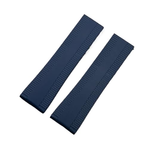 Jt22/24mmVRo[EHb`ohBuCgOXgbvAir^C}[/AxW[XgohANZT[AtbgGhxgɑΉB(Black Blue,24mm,Silver Buckle)