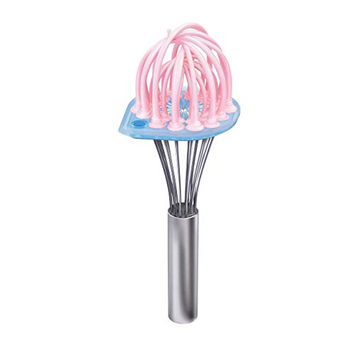 Whisk Wiper - Wipe a Whisk Easily - Multipurpose Kitchen Tool, Made In USA - Includes 11" Stainless-Steel Whisk - Cool Baking Gadget, A Great Gift For Men and Women (Color: Glass Blue) - image 9