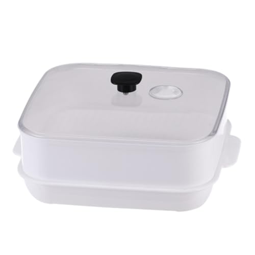SMASOLO Caliente El Utensilios De Cocina Al Vapor Vaporera Para Cocinar Pequeño Vaporera Microondas Vapor De Cocina Suministros De Cocina De Verduras Páginas Blanco