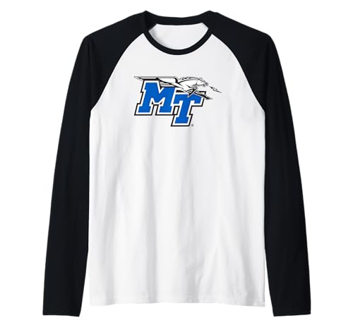 Middle Tennessee State Blue Raiders Icon Officially Licensed Raglan Baseball Tee
