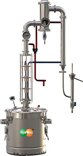 Yuewo Gin Basket For 5.8Gal/22Litres 304 Stainless Steel Alcohol Distiller Flute Column Still For Diy Whisky Wine Brandy Gin #TOP1