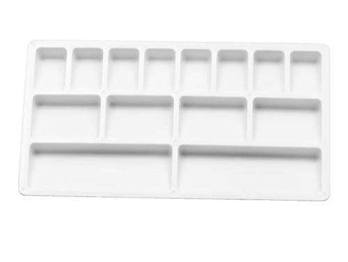 EASCAN ART ARTRINA Small Rectangle Shape Colour Mixing Palette/Tray for Artist/Students