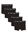Calvin Klein Trunk 5PK Bermuda, Black W. Black WB, M Uomo