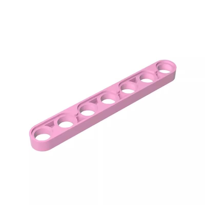 XYEIUGO GDS-695 32065 Technic Beam 1x7 Thin, Bright Pink, 50 PCS โ image 1