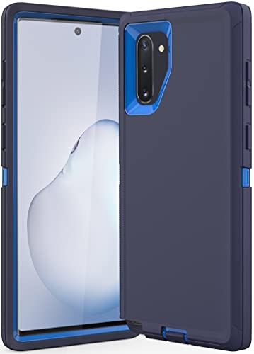 Guirble for Samsung Galaxy Note 10 Plus Case,Dropproof Shockproof Galaxy Note 10 Plus Case,Rugged Heavy Duty for Samsung Note 10 Plus Case,Note 10 Plus Case 6.8 Inch(Dark Blue)
