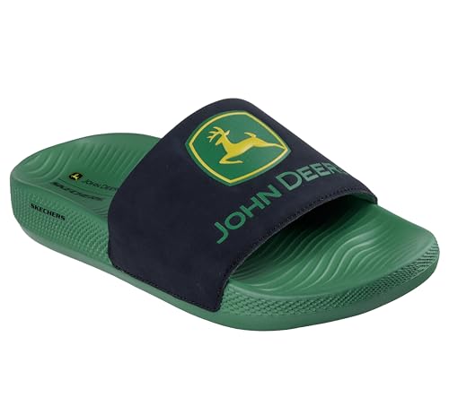 Image of Skechers Men's John Deere Fixed Strap Slide Sandal