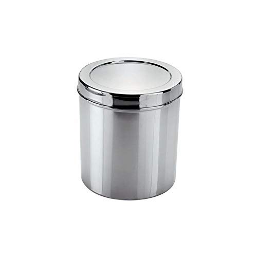 Image of Ratna Stainless Steel Export Deep Dabba /storage Container, 3400 Ml, Silver (Export Deep Dabba 15)