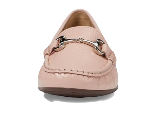 Image of Women's Genuine Leather Slip on Buckle Loafer