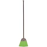 日本クリンテック(Nihon Clean tech) 技・化繊ほうき長柄 幅25cm 全長127cm 屋外 コシの強い化繊繊維 細かいチリから粗ごみの掃除