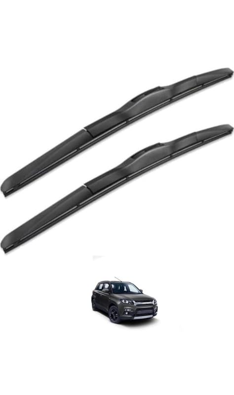 Image of Hybrid Wiper Blades Compatible with Maruti Brezza(Pack of 2)
