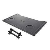 Hemobllo Bandeja para Silla de Ruedas Negra Gruesa Desmontable con Portavasos Resistente y Fácil de Limpiar Soporte para Comer Escribir y Actividades Diarias Silla Ruedas Accesorios