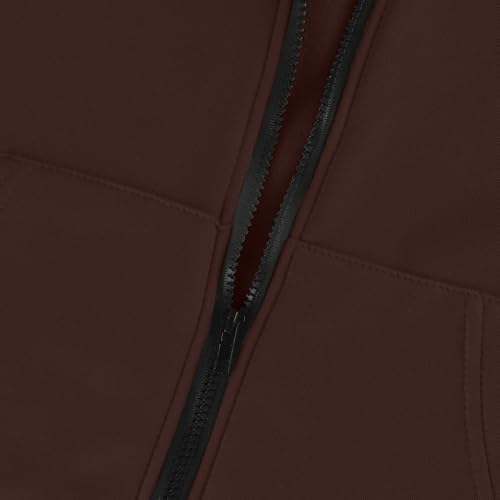 Long Zip Up Hoodie Women Lightweight Cozy Hooded Sweatshirt Jacket Drawstring Open Front Cardigan Hoodies with Pocket4